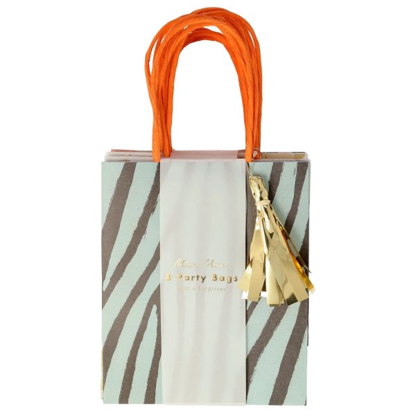 Safari Animal Print Favor Bags 8ct Sale