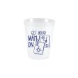 Blue Get Your Mahj On Frosted Plastic Cups 10ct Online Hot Sale