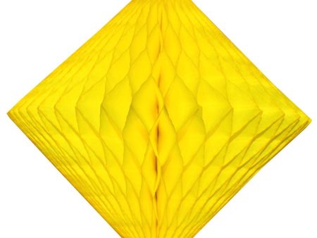 Yellow Honeycomb Diamond 12  Online Sale