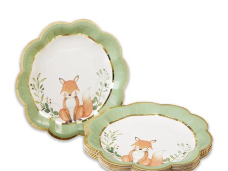 Woodland Baby Shower Dessert Plates 16ct Online Sale