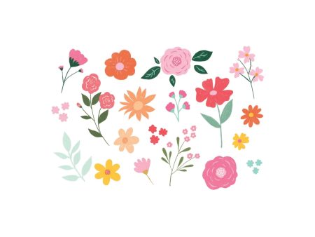 Floral Temporary Tattoos 19ct For Sale