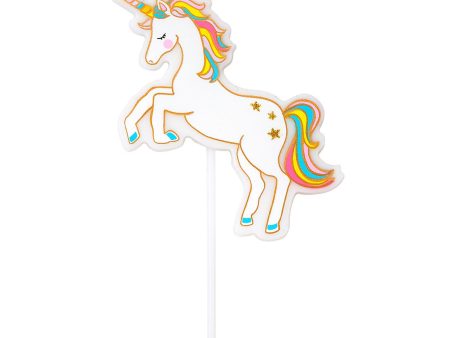 Rainbow Unicorn Birthday Candle For Sale