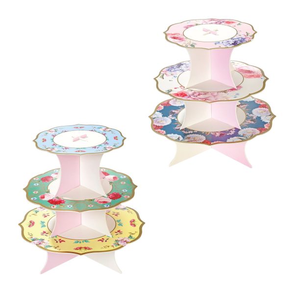 Floral Tea Party Cupcake Stand 1ct Online