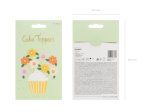 Flower Cupcake Toppers 8ct For Sale