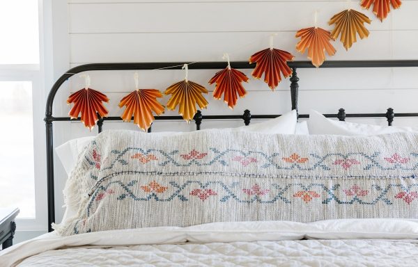 Fall Foliage Leaf Fan Garland For Sale