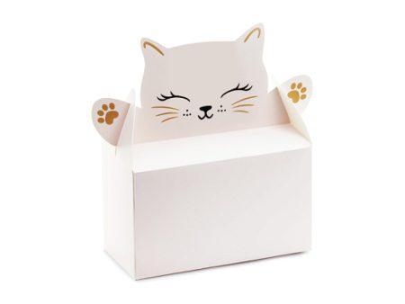 Pink Cat Favor Boxes 6ct Hot on Sale