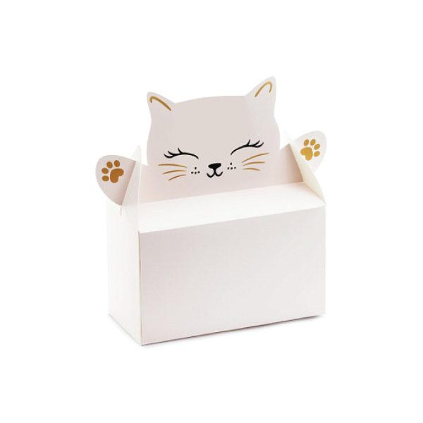 Pink Cat Favor Boxes 6ct Hot on Sale