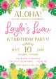 Luau Birthday Party Invitation Online Hot Sale