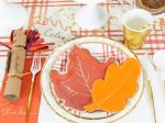 Maple Leaf Shaped Plates 8ct Fashion