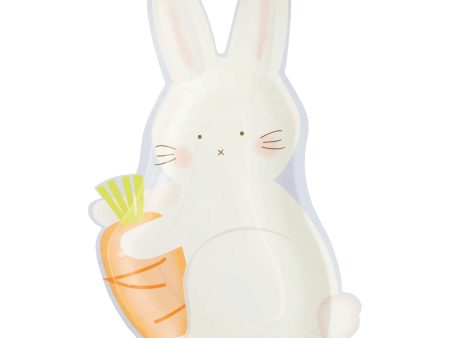 Bunny with Carrot Lunch Plates 8ct Online