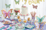 Butterfly Paper Table Cover Supply