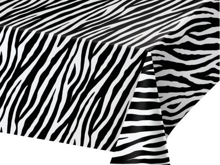 Zebra Print Plastic Table Cover For Discount