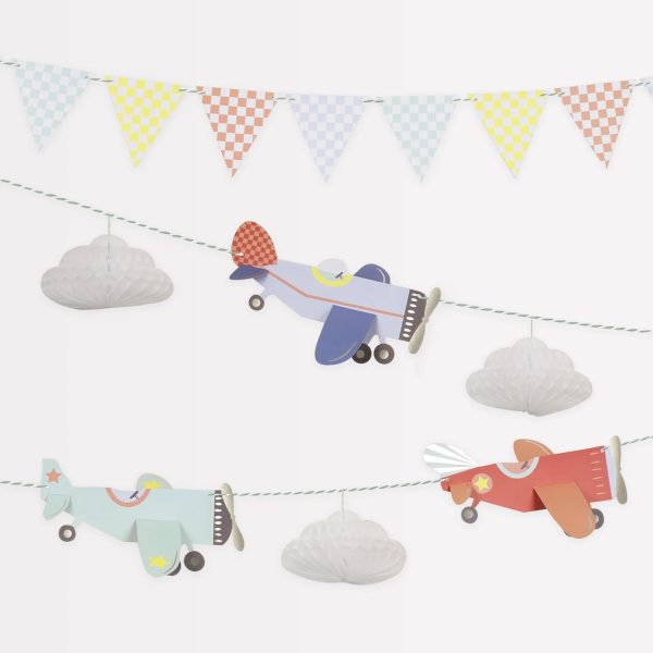 Airplane Party Garland Set 7ft on Sale