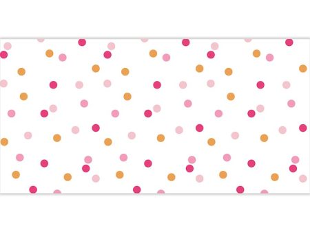 Pink & Orange Confetti Paper Table Runner 25ft Online Sale