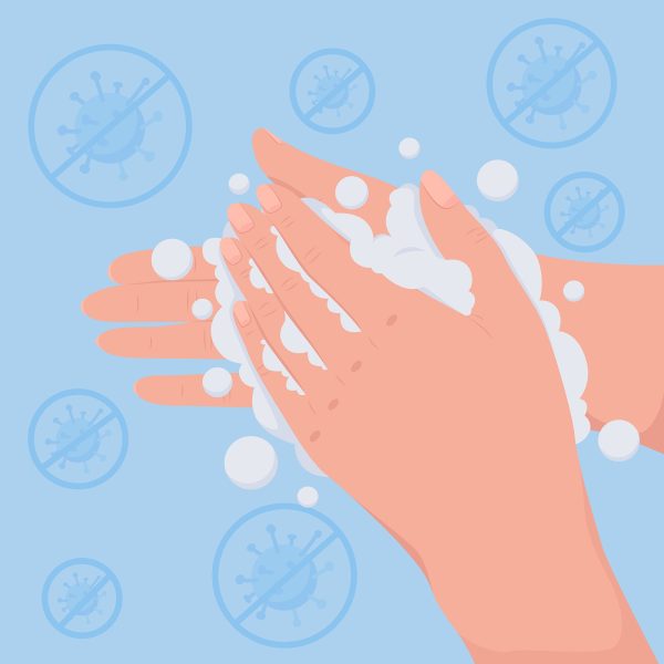 Holding hands flat color vector illustration bundle Supply