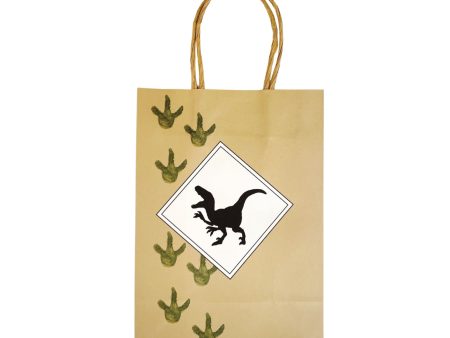 Prehistoric Dinosaur Kraft Favor Bags 8ct Online Sale