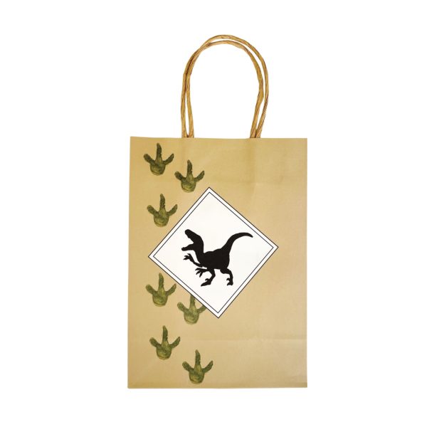 Prehistoric Dinosaur Kraft Favor Bags 8ct Online Sale