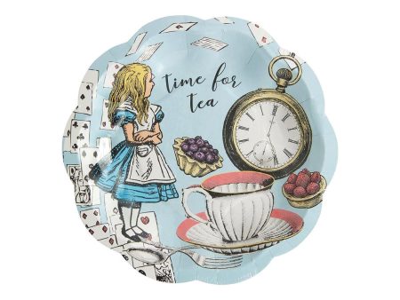 Alice in Wonderland Dessert Plates 12ct Online