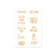 Kiss the Miss Goodbye Temporary Tattoos 10ct Sale