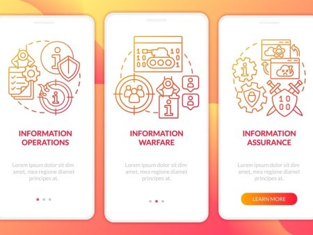 Basic definitions red gradient onboarding mobile app screen on Sale