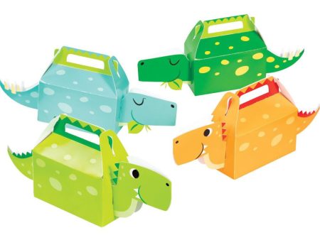 Dinosaur Favor Boxes 4ct Hot on Sale