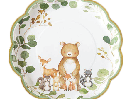 Woodland Baby Shower Lunch Plates 16ct Discount