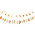 Harvest Give Thanks Leaves Banner Set 5ft Online Hot Sale