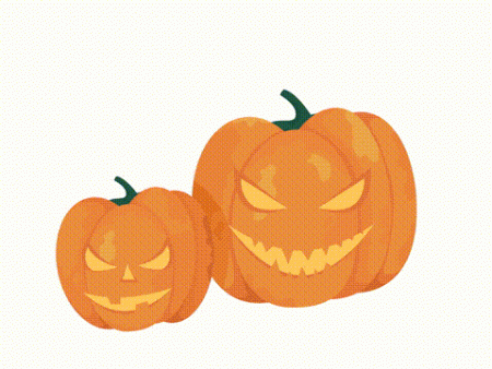 Animated evil pumpkins objects Online Sale