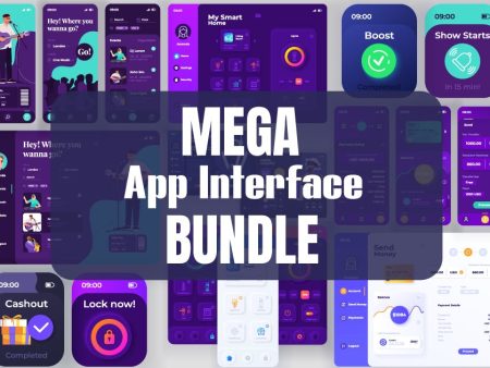 Mega app interface bundle For Discount