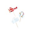 Time Flies Airplane Cupcake Toppers 12ct Sale