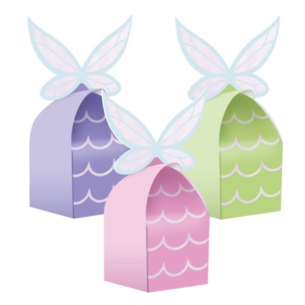 Iridescent Fairy Party Favor Boxes 8ct Fashion