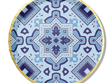 Amalfi Blues Lunch Plates 10ct Online Sale