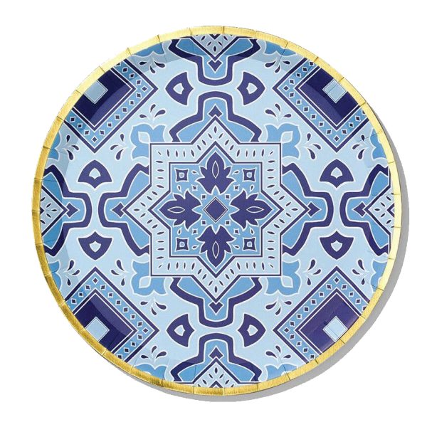 Amalfi Blues Lunch Plates 10ct Online Sale