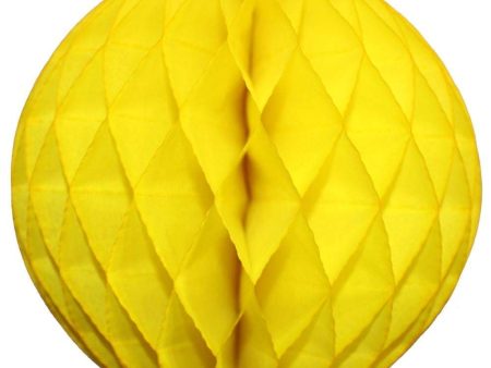 Yellow Honeycomb Tissue Ball Supply