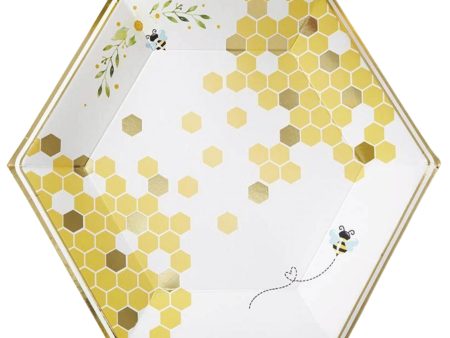 Sweet As Can Bee Lunch Plates 16ct Online Sale