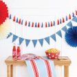 Hamptons Striped Paper Table Runner For Discount