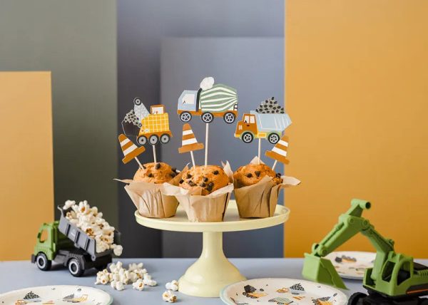 Construction Party Cupcake Toppers 6ct Online now