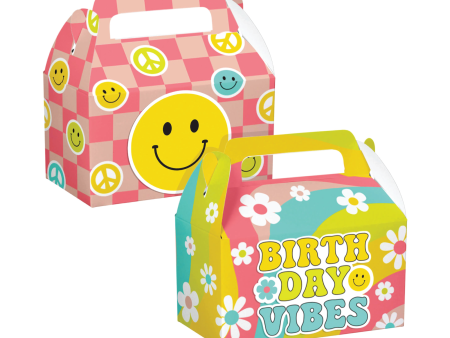 Flower Power Favor Boxes 4ct For Discount