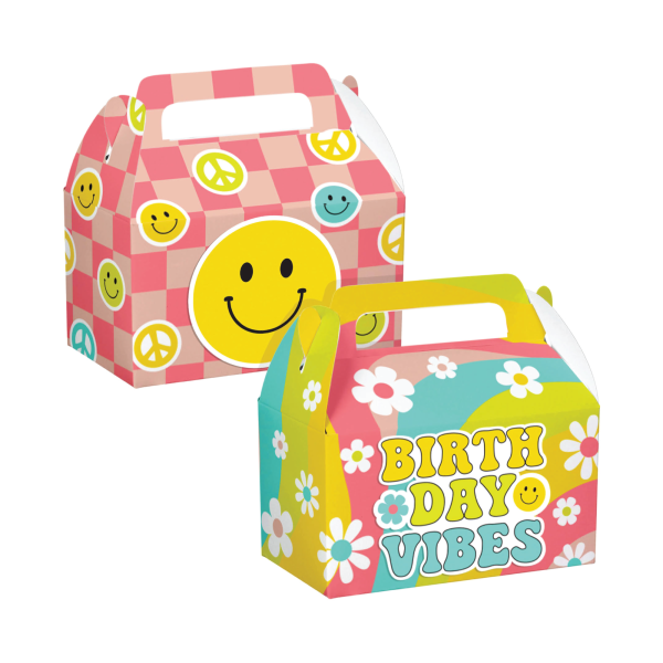 Flower Power Favor Boxes 4ct For Discount