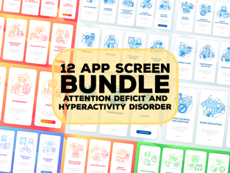 ADHD Diagnosis App Page Bundle Cheap