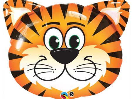 Tiger Face Mylar Balloon 30in Online Hot Sale