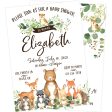 Woodland Baby Shower Printable Invitation Discount