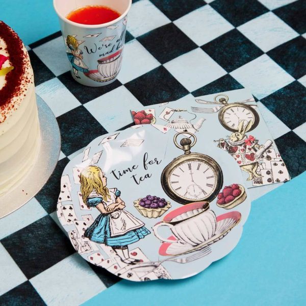 Alice in Wonderland Paper Cups 8ct For Sale