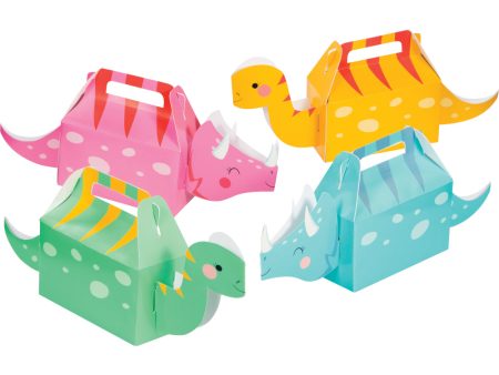 Girl Dinosaur Favor Boxes 4ct Online