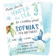 Under The Sea Birthday Invitation Sale