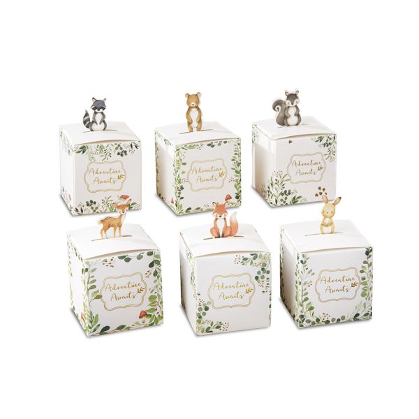 Woodland Adventure Awaits Favor Boxes 24ct Online Sale