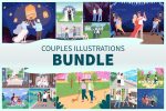 Couples illustrations bundle Sale