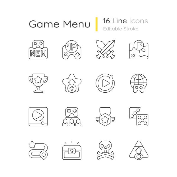 Hobbies and entertainment icons bundle Hot on Sale