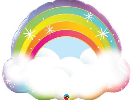 Rainbow Cloud Foil Balloon 32in Discount