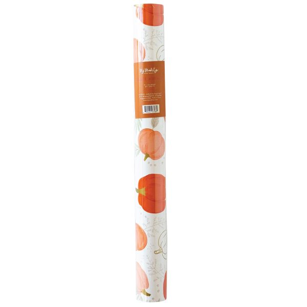 Pumpkin Patch Paper Table Runner 10ft Hot on Sale